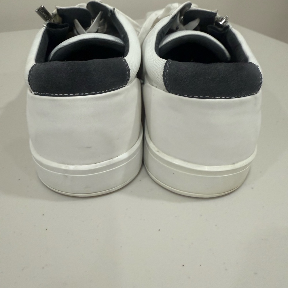 Calvin Klein Ibrahim Leather White Men Shoes Trainers Size 12 Casual View 5